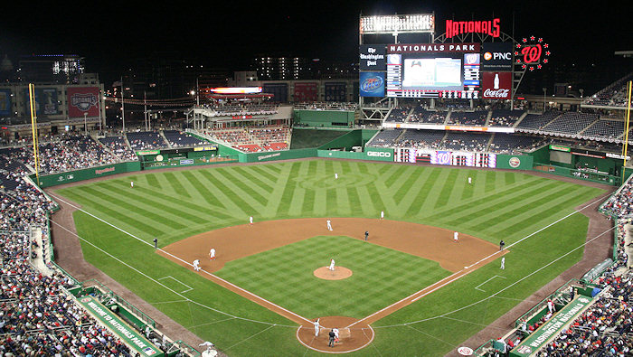 florida marlins stadium. 2008, Nats-Marlins game.