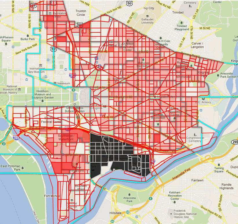 Rudimentary Ward 6 Block Population Map Tool Other Tidbits